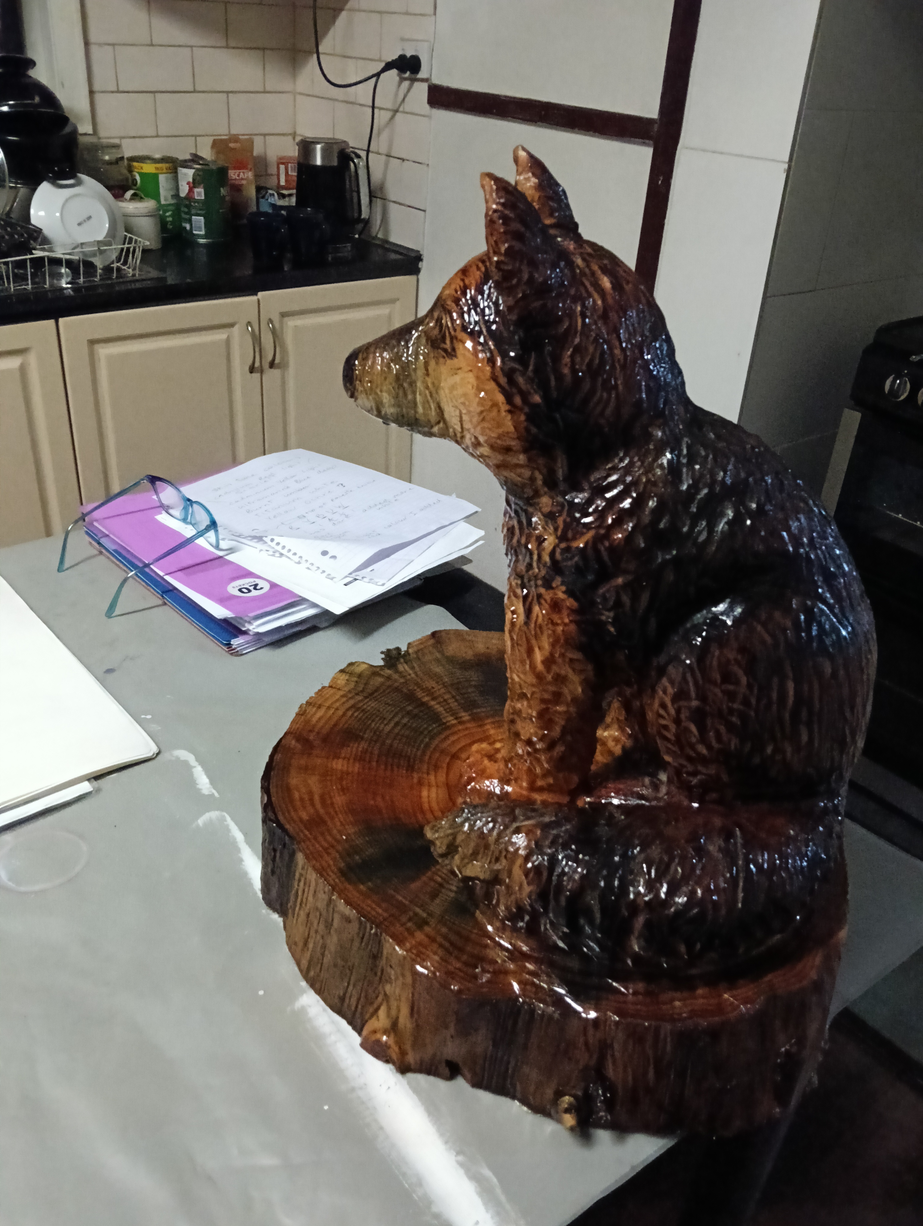 Husky Sculpture 2
