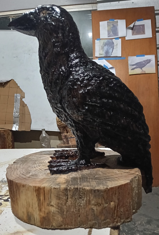 Raven Sculpture 5
